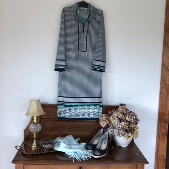 Max Studio geometric print dress   NWT - Picture 4 of 9